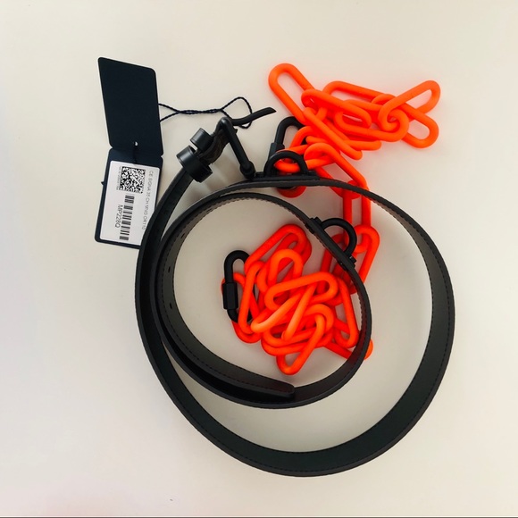 Louis Vuitton 2019 Orange Chain Belt · INTO